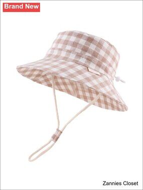 🤠 Bamery Baby Toddler Girls Bucket Hat Sun Hat Cotton UV Protection Beach Cap